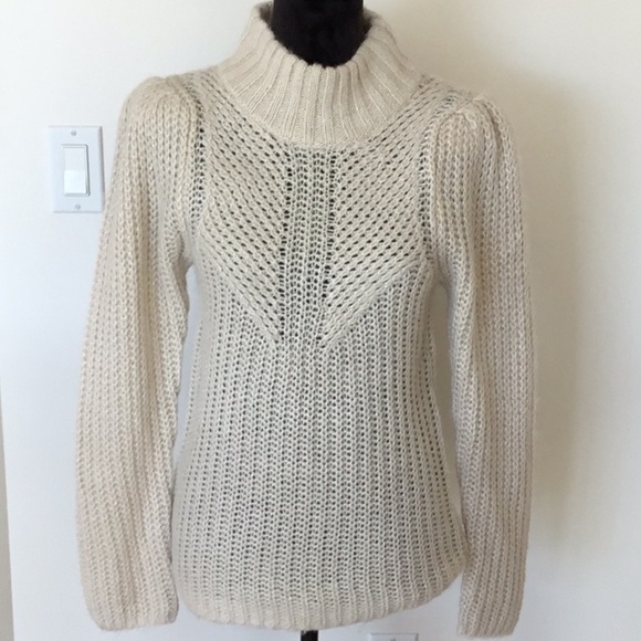 EXPRESS sweater. Women’s Size SP. cream/white with subtle shiny detail. 🔥NWT - Picture 6 of 14